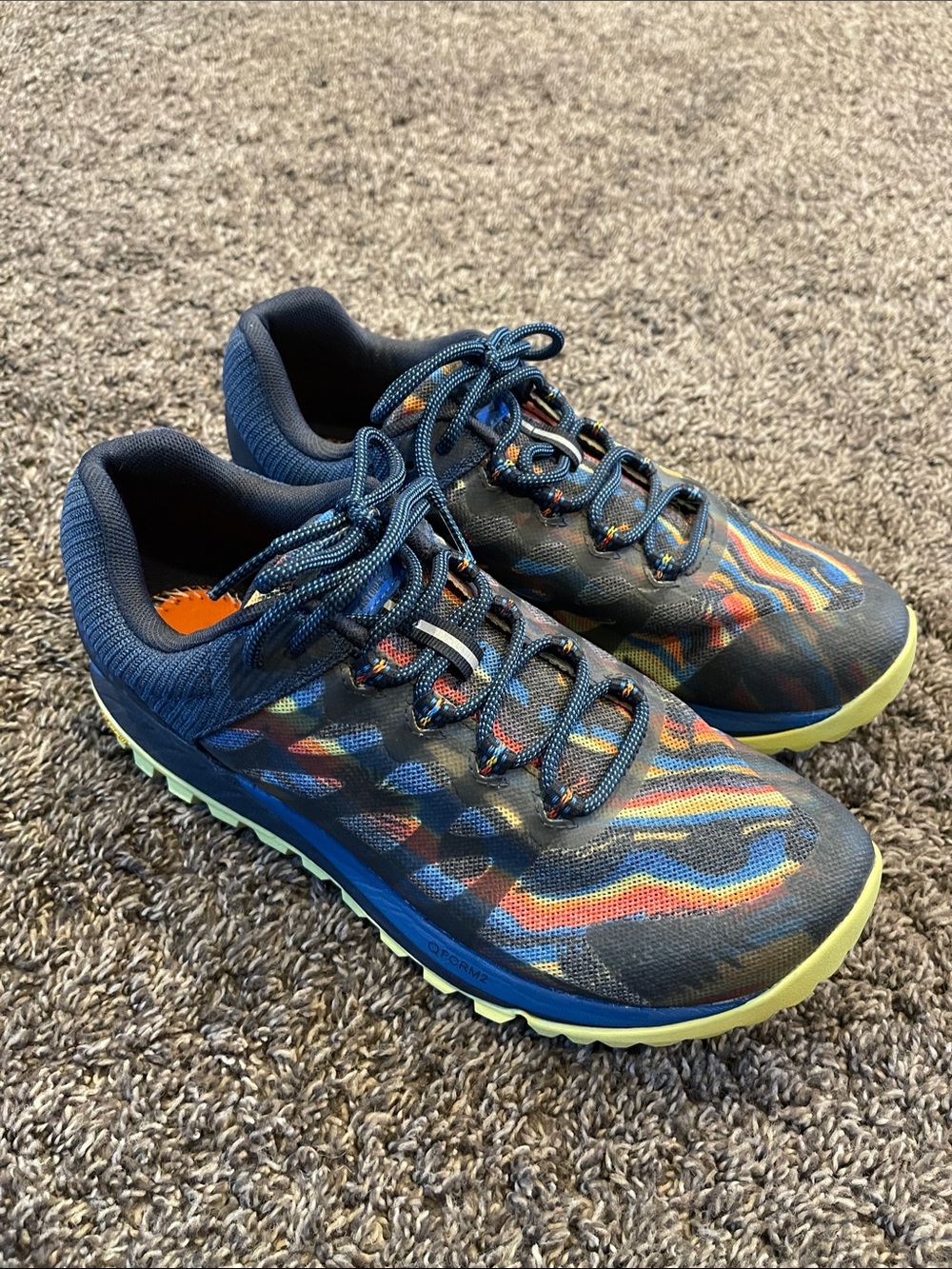 Merrell Navy Multicolor Trail Running Shoes